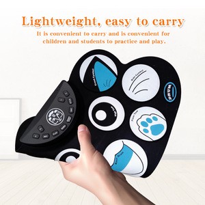 SOLO Portable Hand Roll Silicone Electronic Hand Drum Percussion Instruments for music lovers