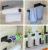 Import Space Aluminum Multi-Function Self Adhesive Toilet Paper Holder Kitchen Paper Roll Holder Preservative Film Holder Nail Free from China