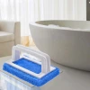 Sponge and plastic household scrubber tub cleaner