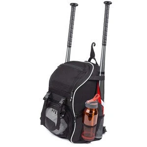 Sports Softball Backpack Baseball Bat Equipment Backpack With Hap Compartment For Youth Adults