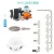 Import sprayer pumps outdoor garden mist cooling system disinfection kits water pipe from China