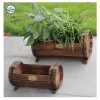 Square Planter Box Garden Breathable Wooden Flower Garden Pots for Garden Supplies