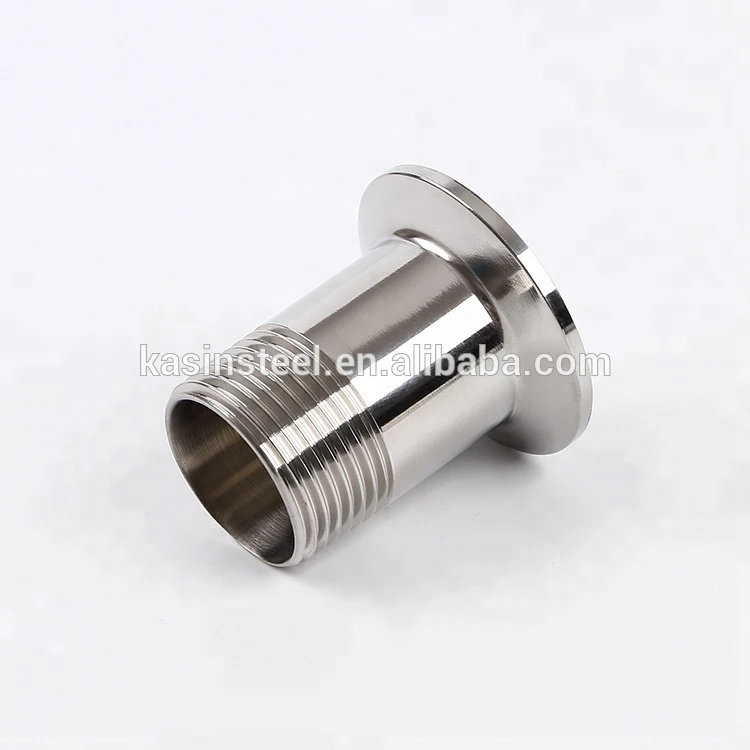 SS304/316L Sanitary Clamped/Male/Threaded NPT/BSP Ferrule Joint Adapter