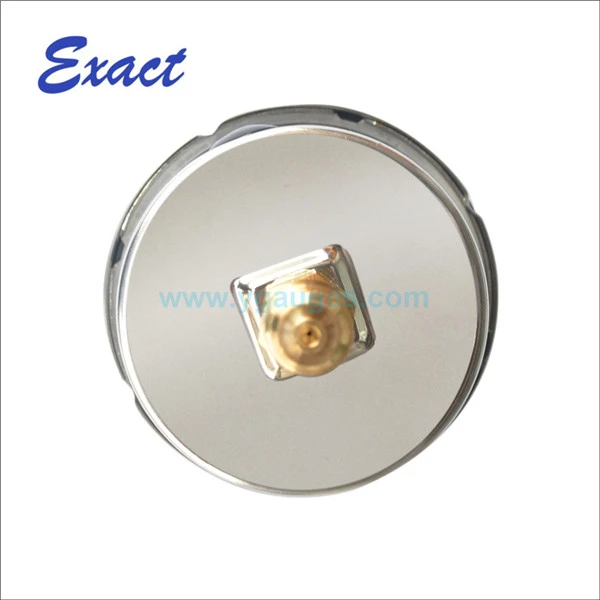 stainless steel back connection dial size 40mm pressure gauge