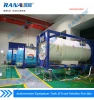 Stainless Steel Lined ECTFE Sheet Electronic Chemical Acid storage ISO tank