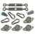 Import Stainless Steel Triangle Sun Shade Sail Hardware Kits from China