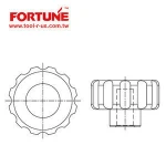 Star Head Clamping Knob Power Tool Accessories
