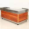 Steel and wood structure big bag edge cashier checkout counter