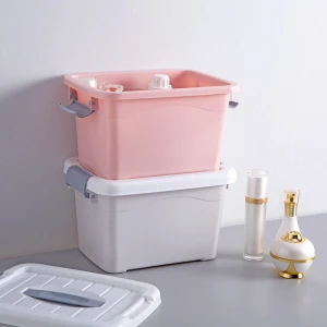 Stocked Durable Plastic Container Organizer Toy Storage Box