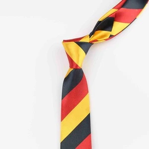 Striped Soft Designer wholesale neckties silk neck tie Men Fashion wholesale Neckties Halloween Festival Christmas Tie QFHD-8535