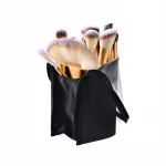 Stylish Nylon Clear Pvc Makeup Brush Stand Holder Zipper Bag Pen Pencil Pouch