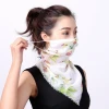 Summer Neck bandana scarf  Reusable Bandana Floral face scarf
