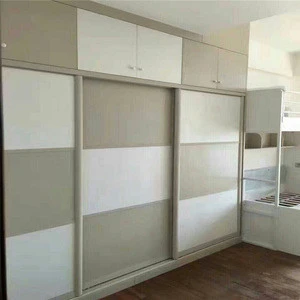 Supply fair price furniture wardrobe with sliding door for home project