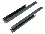 Synchronized kitchen cabinet drawer slide channel
