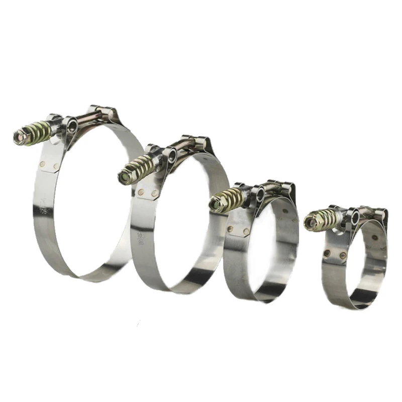 T bolt spring hose clamp 304 stainless steel all sizes constant tension clamps