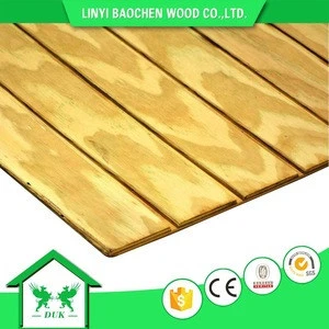 T1-11 grooved pine plywood