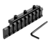 Tactical Rail 11mm to 20mm Dovetail to Weaver Rail Mount Base Adapter Scope Mount Converter for Riflescopes Hunting