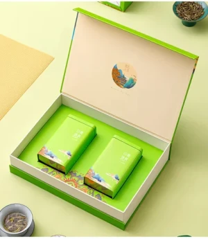 Tea Gift Set Packaging Magnetic Lid Cardboard Paper Box Wholesale Luxury Design Custom Logo Box Small Gift Tea Packaging Box
