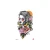 Import Temporary Tattoo Stickers Colorful Skull Waterproof Sexy Woman Men Body Art with Factory Price from China