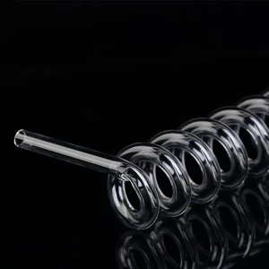 The best-selling customized product of heat-resistant and corrosion-resistant quartz spiral tube
