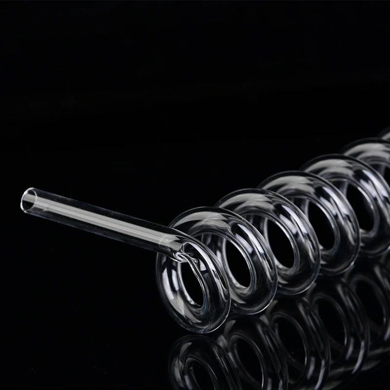 The best-selling customized product of heat-resistant and corrosion-resistant quartz spiral tube