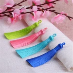 The New Pull Ring Ice Silk Tassel Fringe Anti Wrinkle Straight Tassel Spikes DIY Jewelry Accessories