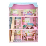 Three Layers  wooden dollhouse with luxury furnitures