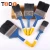 Import TODO brush quality plastic handle dark bristle 50mm clean paint brush from China