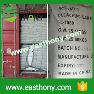 top grade activated bentonite bleaching clay for oil refining