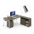 Import Top manufacturer factory price custom stainless steel frame high quality modern style office administrative desk from China