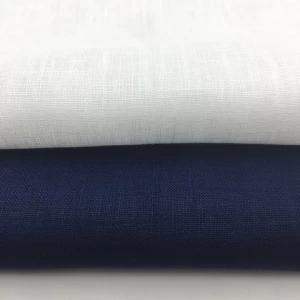 Top quality 100% pure linen plain dress shirt curtain fabric