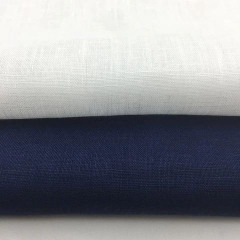 Top quality 100% pure linen plain dress shirt curtain fabric