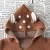 Import Top quality warm toddler pyjamas brown fawn ear hooded baby sleep bag from China