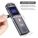 Top sales spy  WAV long distance recording hidden microphone recording digital voice recorder factory
