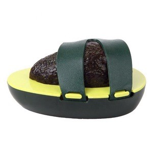 TOPFENG-Plastic Hot Innovative Green Avocado Stay Fresh Leftover Half Food Keeper Holder Kitchen Gadget For Kitchen Saver