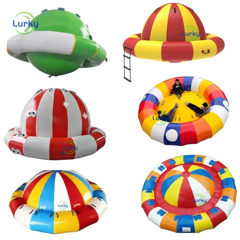 Circular Inflatable Boat Buy Towable Disco Boat Inflatable Water Park Spinning Rotating Roll 6-8 ...