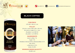 Traditional Black coffee - Ready-To-Drink Coffee - RTD Coffee - Vietnamcacao