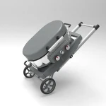 Travel Portable Propane Gas Grill with Two Burner New product foldable bbq grill