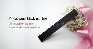 TSZS wholesale high quality price black square file nail shape 100/180 professional nail files with logo