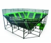 TUV Certified Custom Indoor Sports Pyramid trampoline Parks