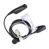 Two-wire PALM MIC with PTT and Quick-Disconnect Audio Tube for motorola Two-way radio DP4400 DP4600 DP4800 GP328