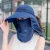 Import Unisex Summer Sun UV Protection Removable Face Neck Flap Sun Hat Man Foldable Sun Cap Summer Work Casual Sunscreen Hats from China