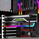 upHere RGB Gpu Bracket Protect Graphics Card GPU Brace Support Gpu Holder