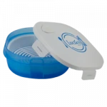 USA Made Microwavable Steam-In Steamer Container - microwave safe, top rack dishwasher safe and comes with your logo