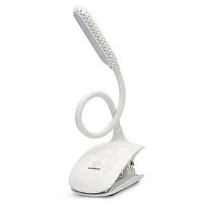 USB Rechargeable Clip on led  Reading Lamp , Touch Switch Bedside Book Light , 3 Brightness Led  Reading Light