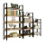 Import used contemporary wooden bookcase shelves for library furniture from China