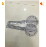 V-T020 360 degrees Protractor,Best quality portable plastic medical finger goniometer