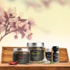Vervana Spice Collection Gift Set: Dipping Blend, Mexican Spice Blend, Salt Blend &amp; Pepper Blend w/ Olive Wood Board
