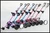 VolfGolf Superlight 3 Wheels Collapsible Golf Push Cart, Foldable Alumnum Alloy Golf Trolley
