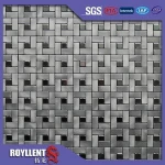 wall background granite texture aluminum composite mosaic silver brushed aluminum plastic composite mosaic